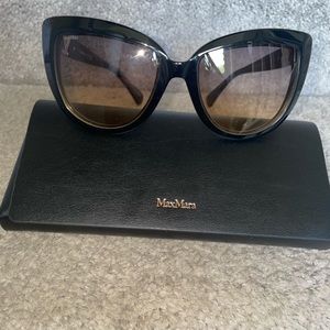 Black 56MM Cat Eye Sunglasses